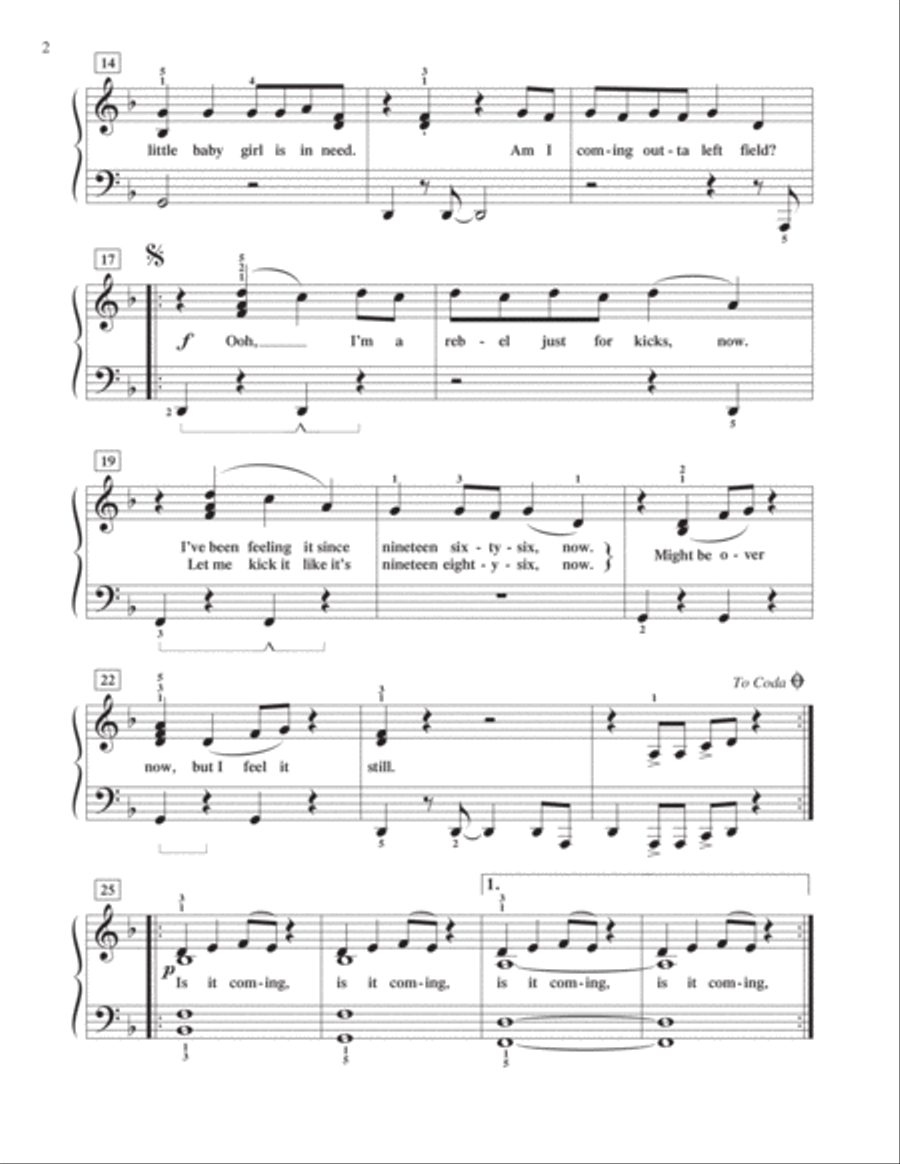 Feel It Still Piano Method scores gallery preview page 2