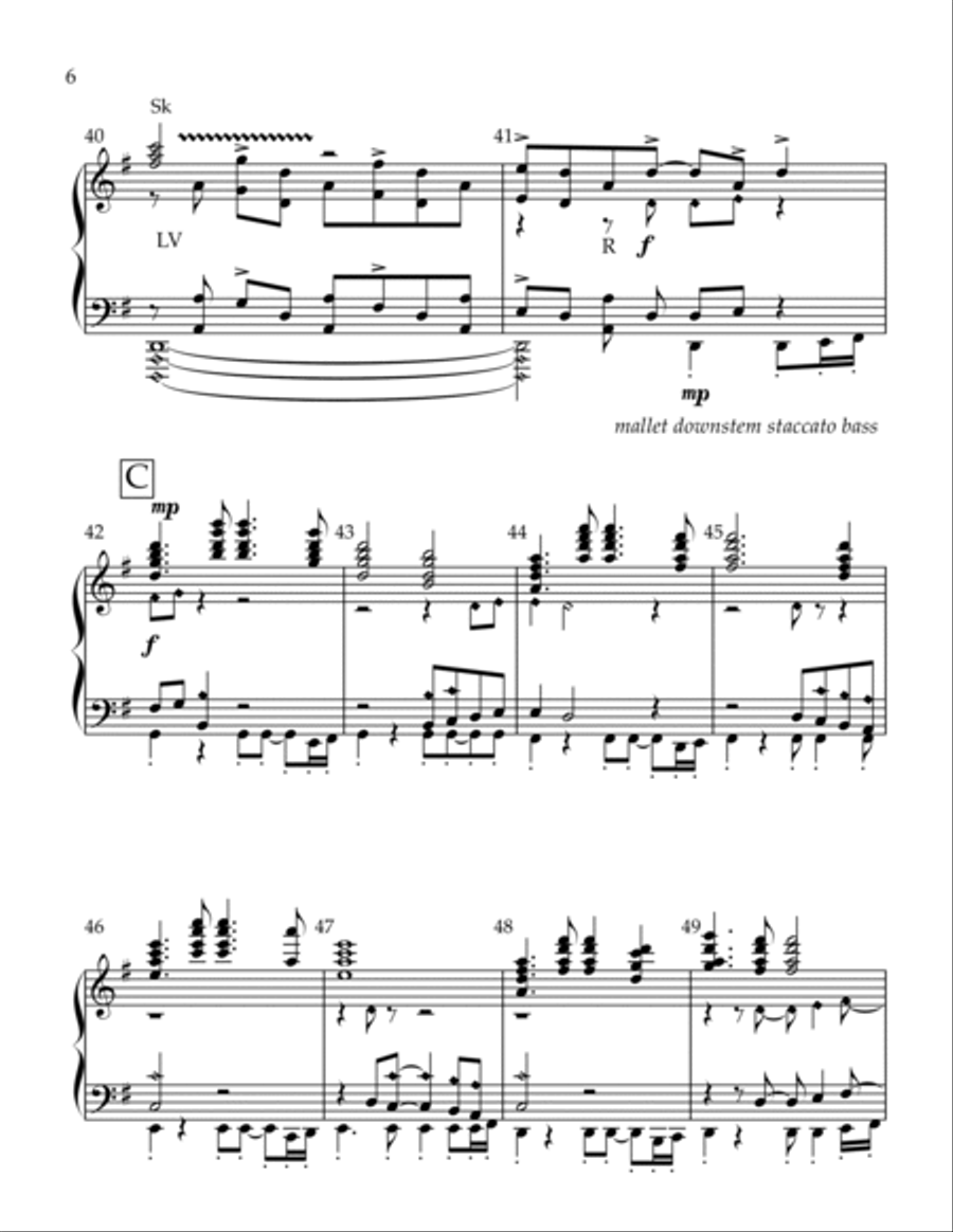 The Winner Takes It All Handbell Choir scores gallery preview page 6