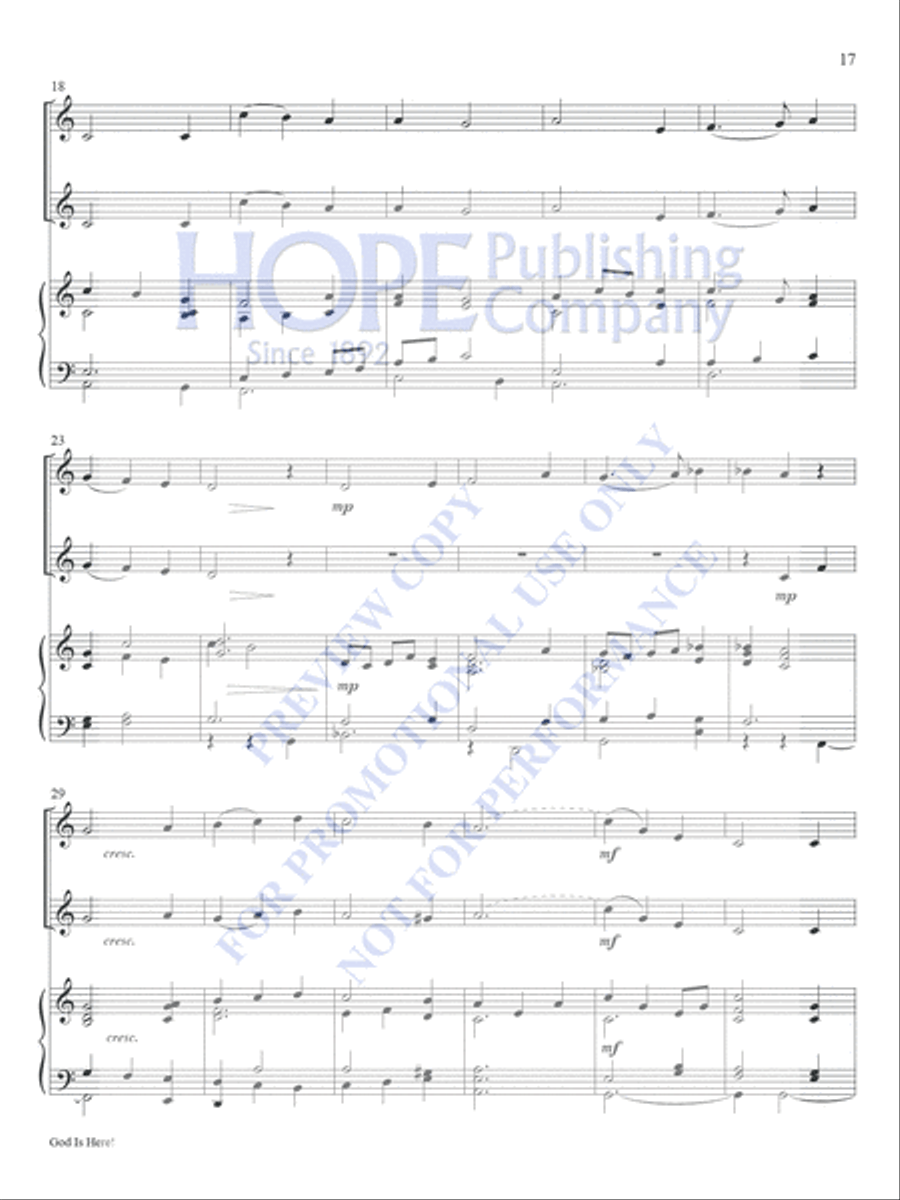 Today's Hymns and Songs 2 Instruments, Vol. 2 Book and CD Piano Accompaniment scores gallery preview page 20