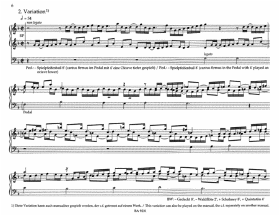 Die großen Partiten, op. 8 Organ scores gallery preview page 2
