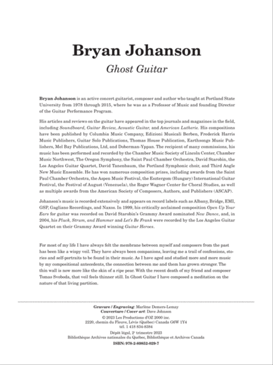 Ghost Guitar Classical Guitar scores gallery preview page 2