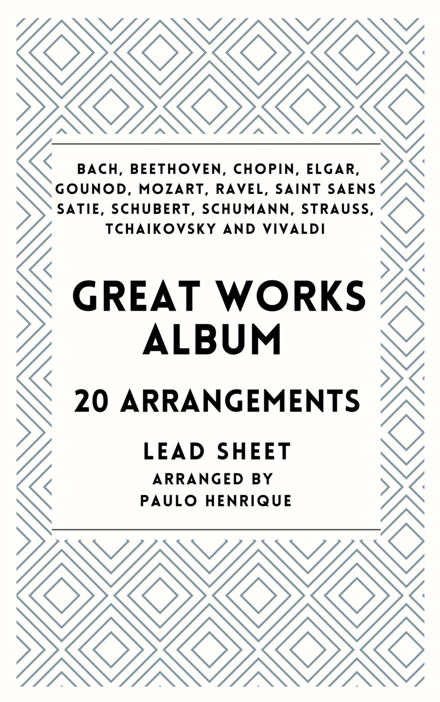 Great Works Album- 20 Arrangements Piano scores gallery preview page 1
