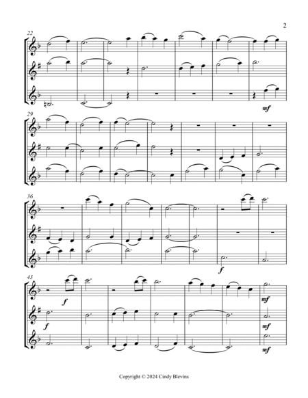Bicycle Built For Two, for Flute, Clarinet and Violin image number null