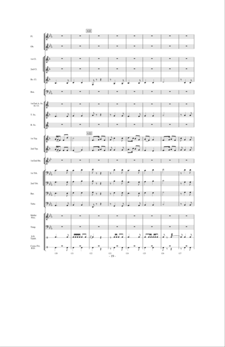 Aspen Overture Concert Band scores gallery preview page 18