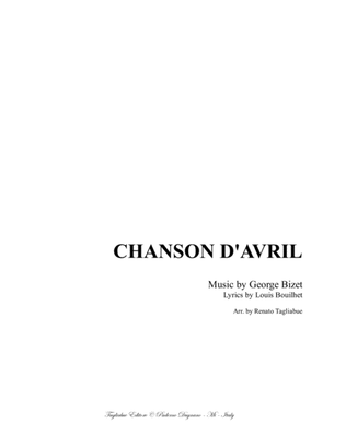 CHANSON D'AVRIL - BIZET - For Soprano e Piano