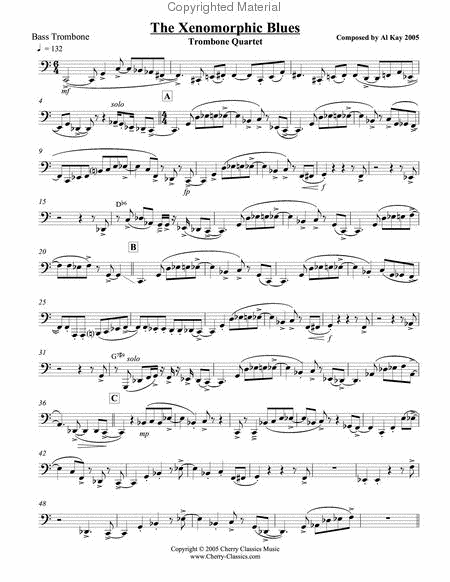 Xenomorphic Blues for 4 Trombones image number null