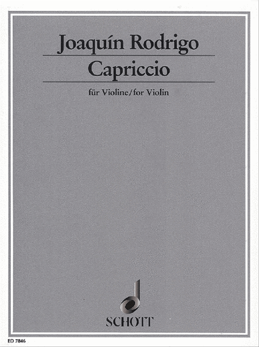 Capriccio Capriccio Violin Solo scores gallery preview page 1
