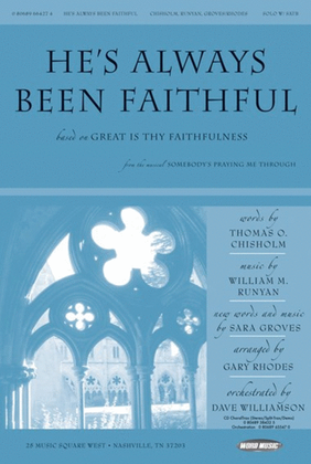 Book cover for He's Always Been Faithful - Anthem