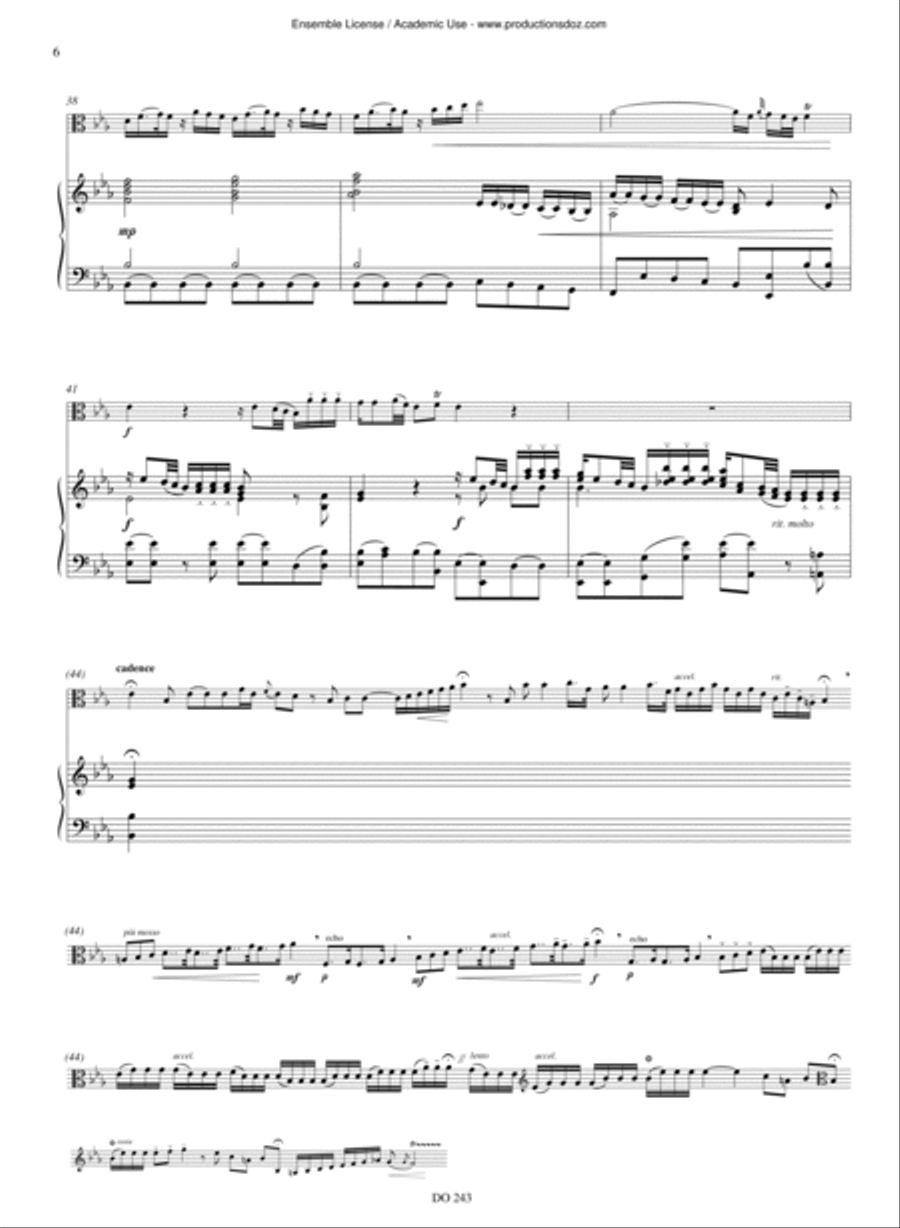 Concerto for trombone (pno red) Piano scores gallery preview page 6