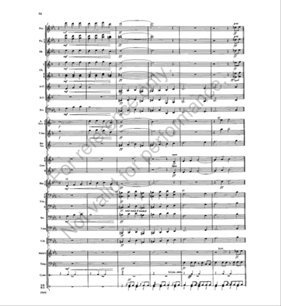 Protocol Protocol Concert Band scores gallery preview page 14