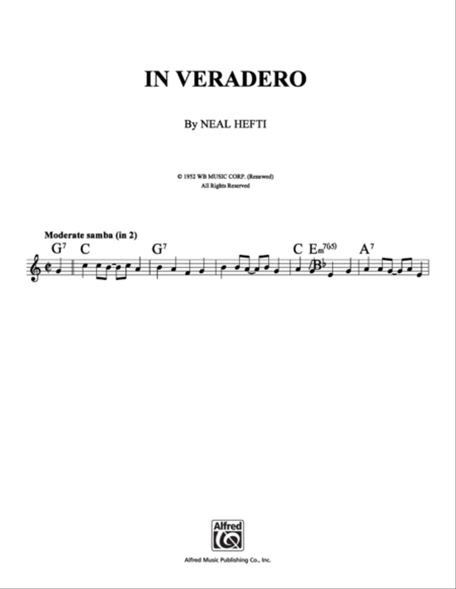 In Veradero School and Community scores gallery preview page 1