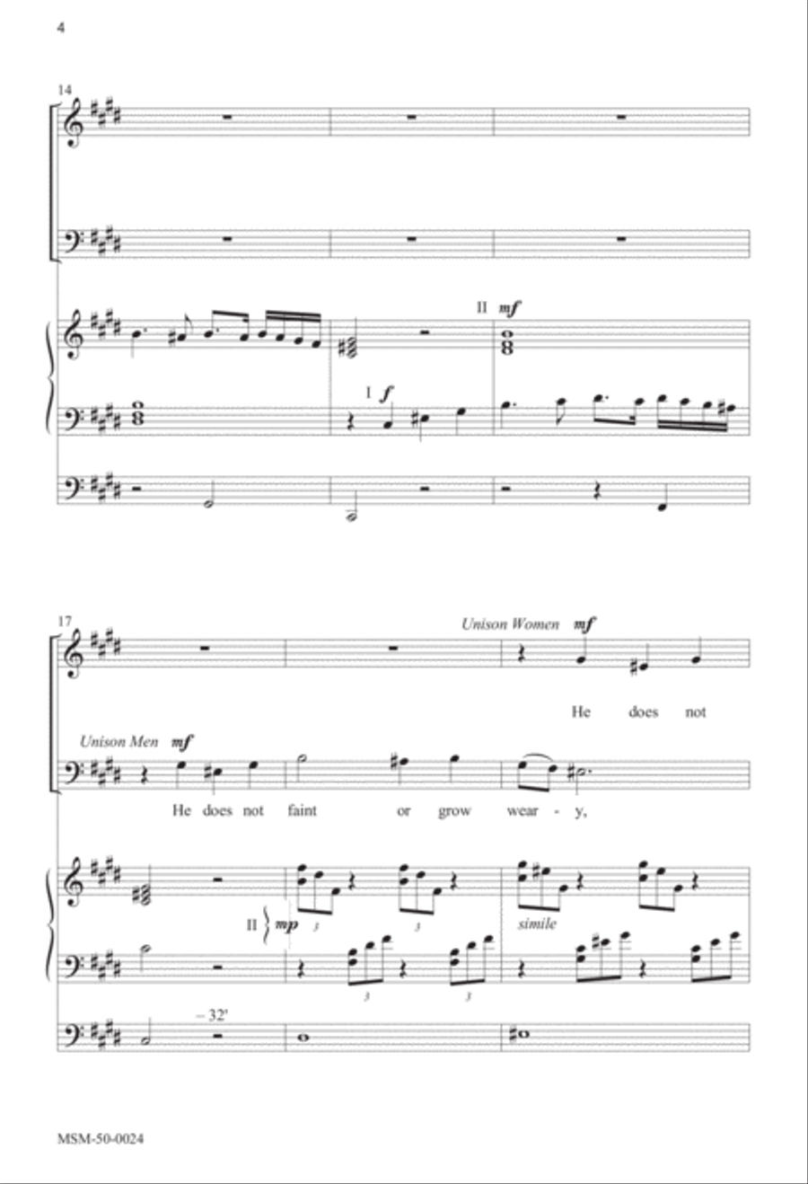 Have You Not Known? 4-Part scores gallery preview page 3