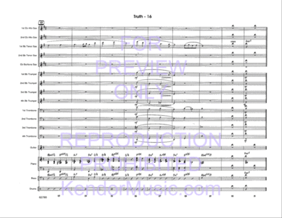 Truth Truth Jazz Ensemble scores gallery preview page 17