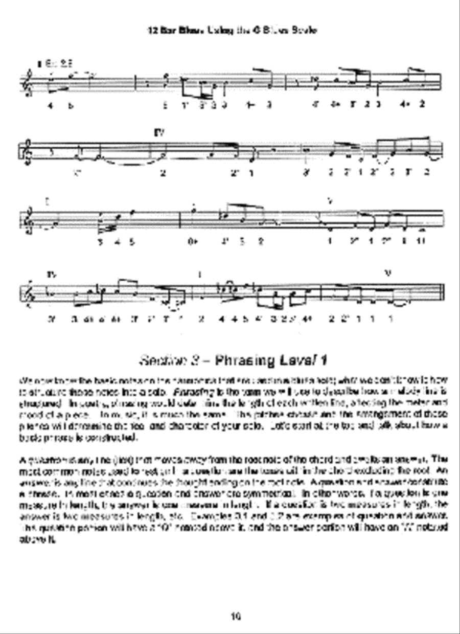 Blues Harmonica Jam Tracks & Soloing Concepts #1 Harmonica scores gallery preview page 2