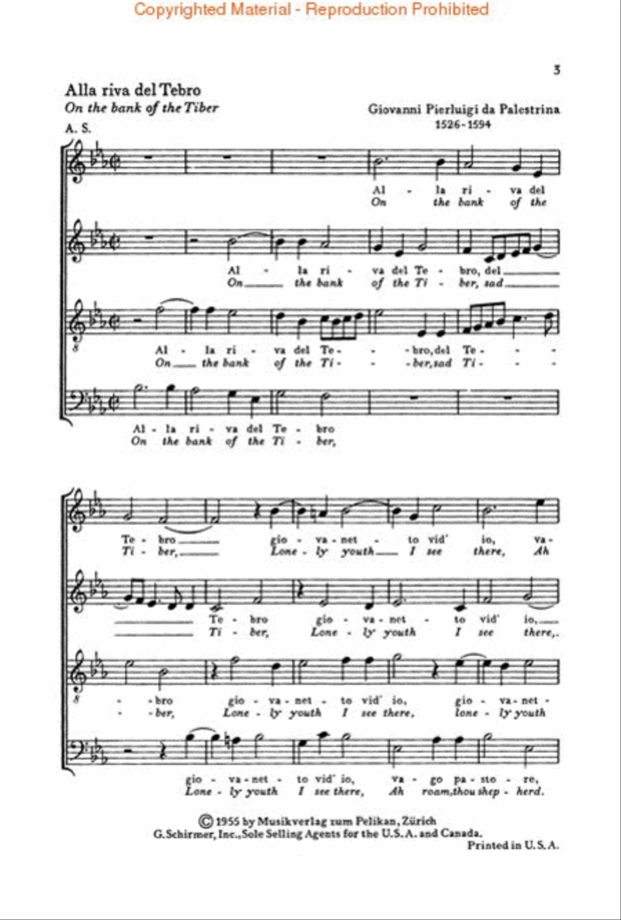 European Madrigals For Mixed Voices 4-Part scores gallery preview page 2
