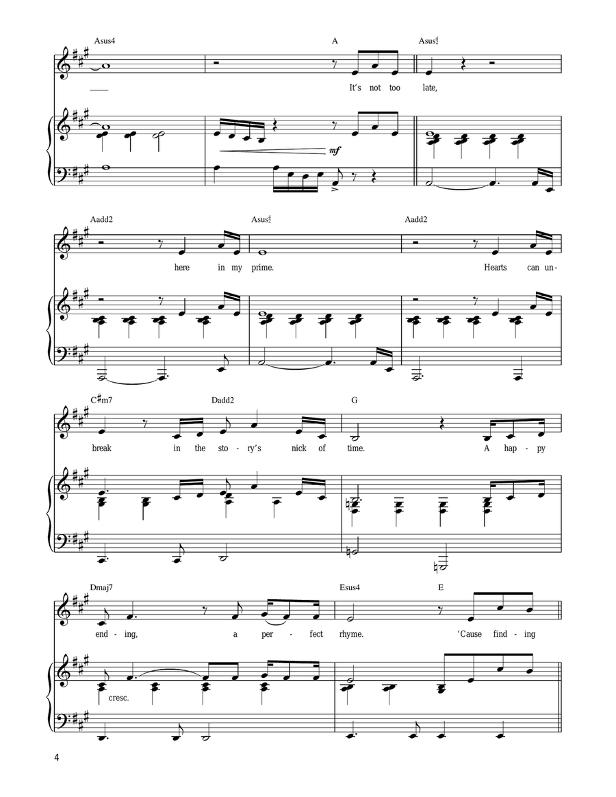 Finding Wonderland Finding Wonderland Piano, Vocal, Guitar scores gallery preview page 4