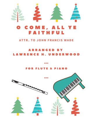Book cover for O Come, All Ye Faithful for Solo Flute