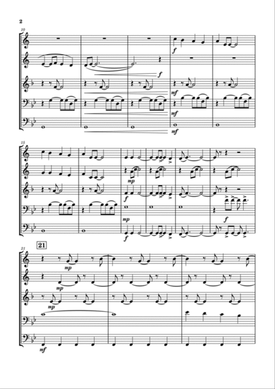 Favorite Crime Brass Ensemble scores gallery preview page 2