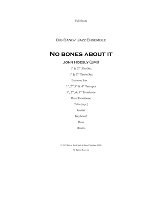 Book cover for No Bones About It
