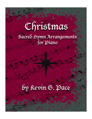 Book cover for Sacred Hymn Arrangements for Piano - Christmas