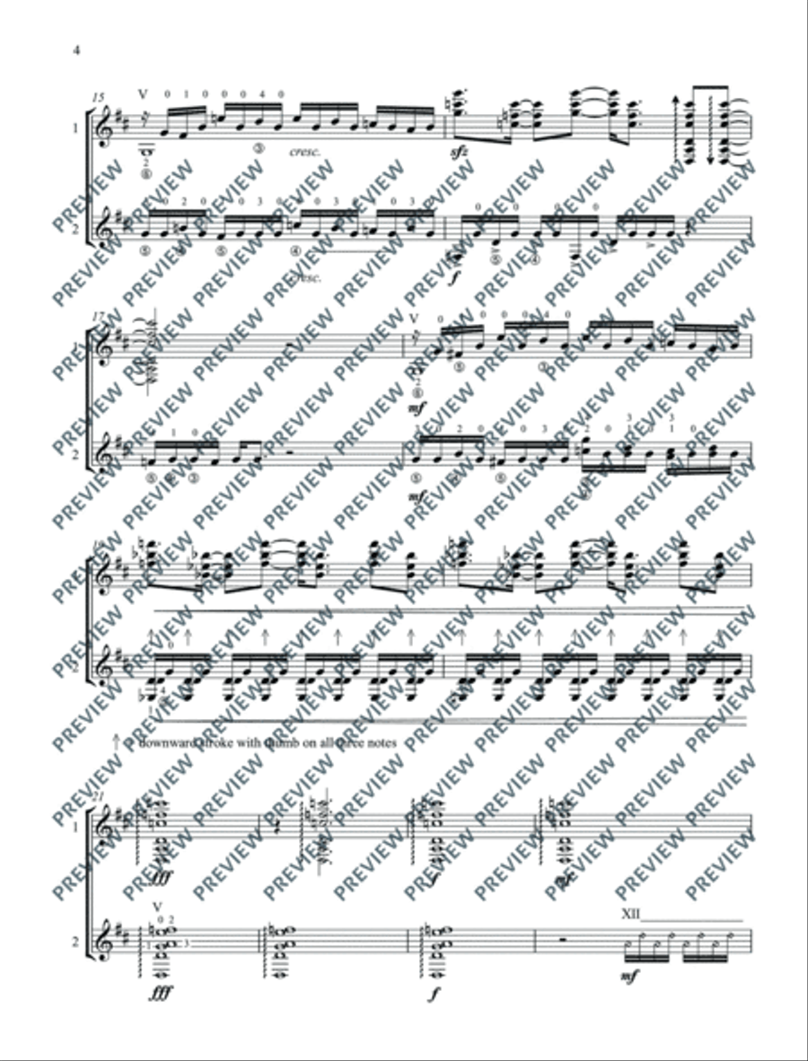 Tongoy Triptych Score scores gallery preview page 7