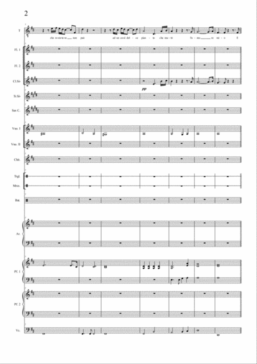 Il Mare Calmo Della Sera Il Mare Calmo Della Sera Large Ensemble scores gallery preview page 2