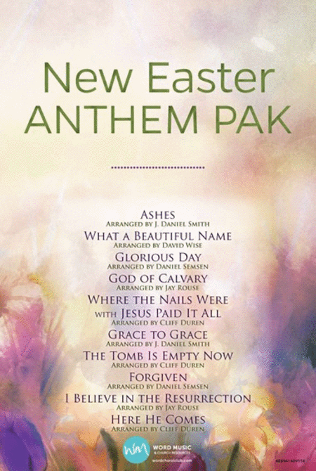 New Easter Anthem Pak Vol 1 - Anthem Preview Pak -