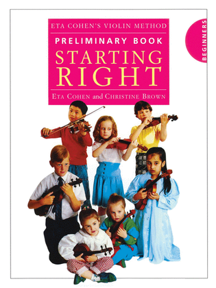 Book cover for Eta Cohen's Violin Method - Preliminary Book