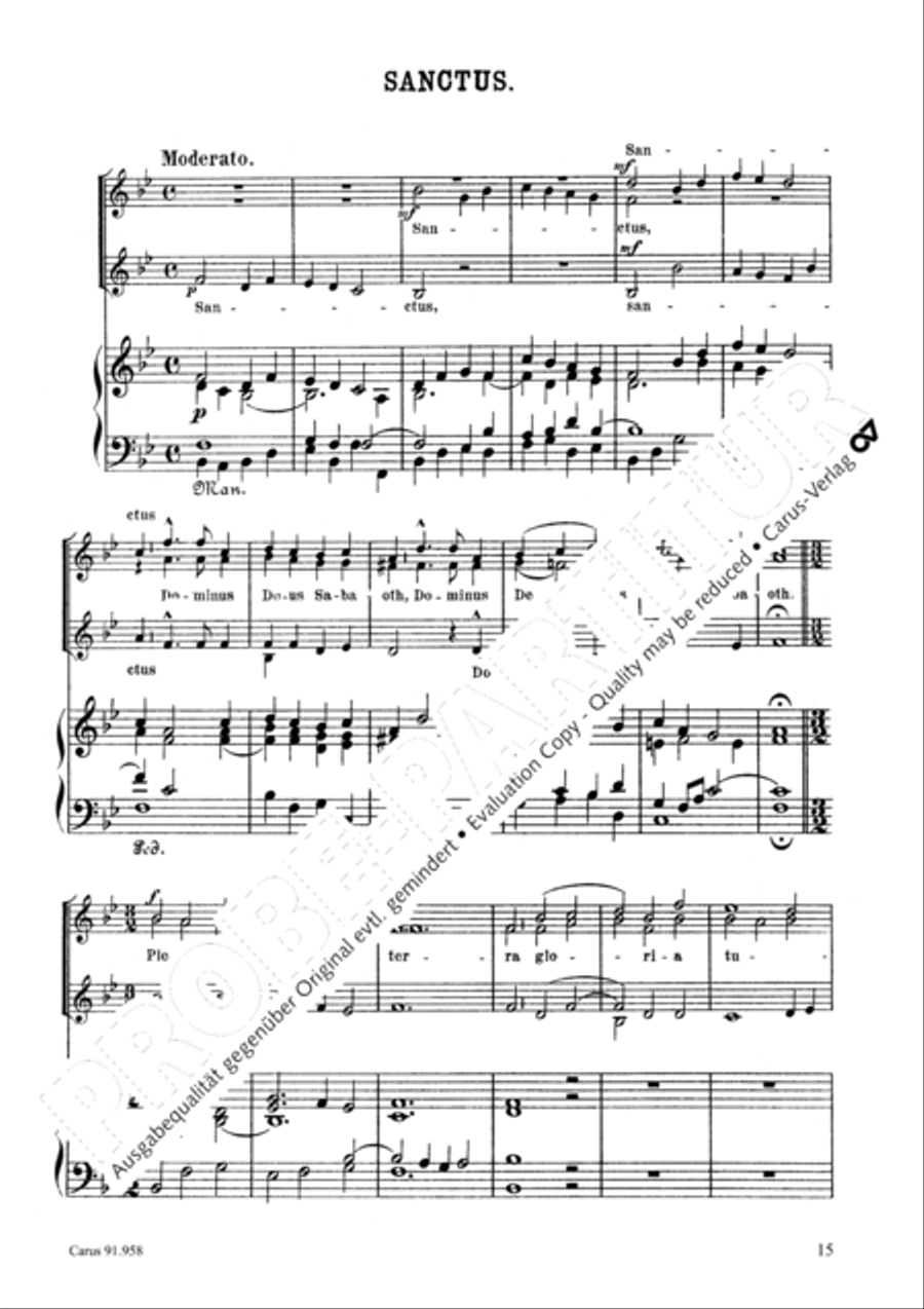 St. Benedictus-Messe SSA scores gallery preview page 16