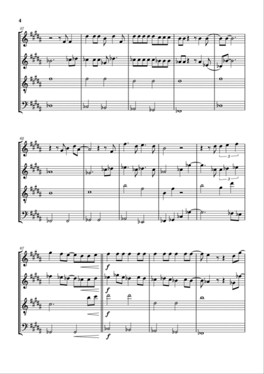 Truth Be Told Truth Be Told Woodwind Quartet scores gallery preview page 5