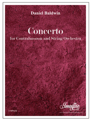 Book cover for Concerto for Contrabassoon and Strings