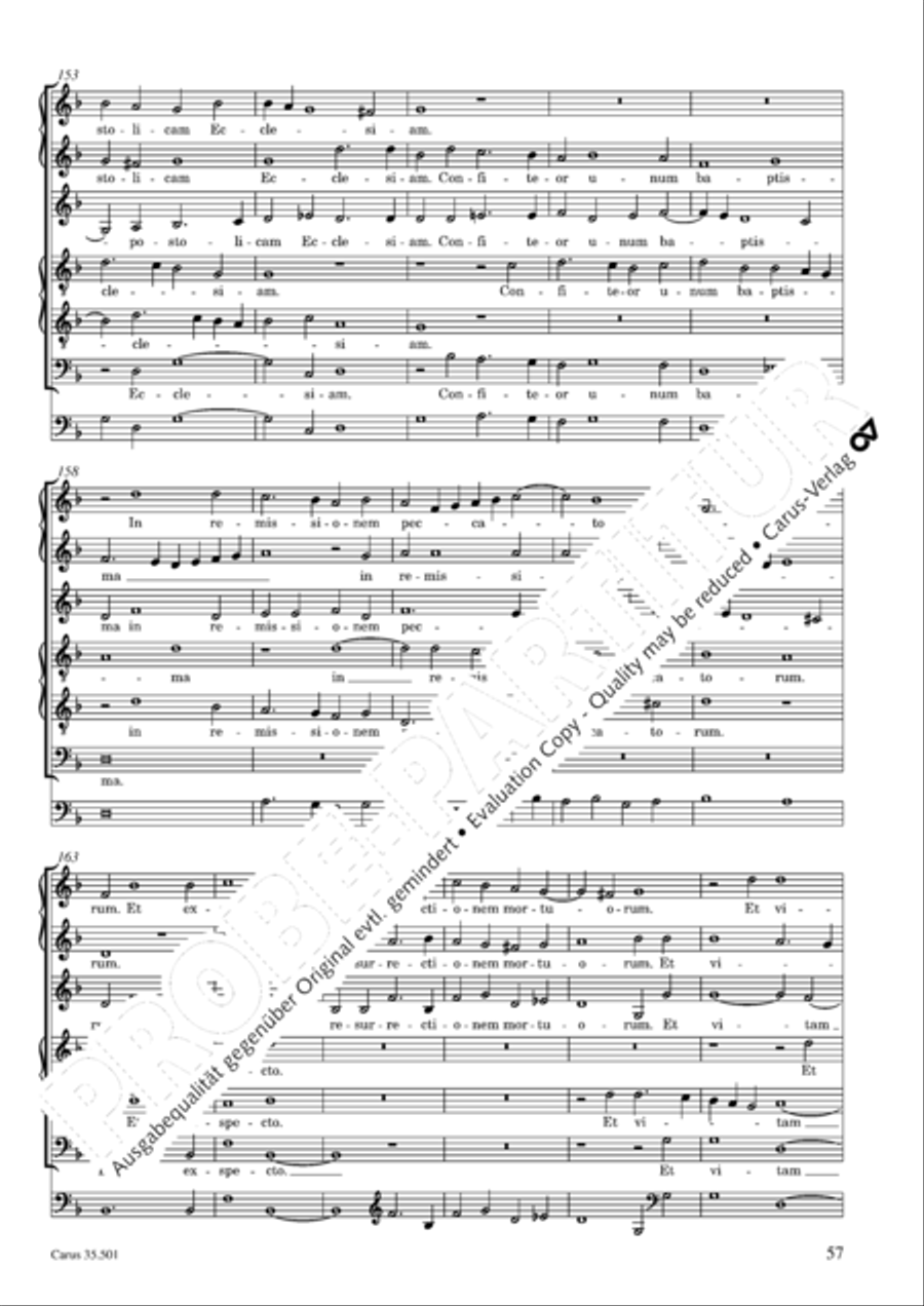 Palestrina: Masses and individual movements Score scores gallery preview page 72