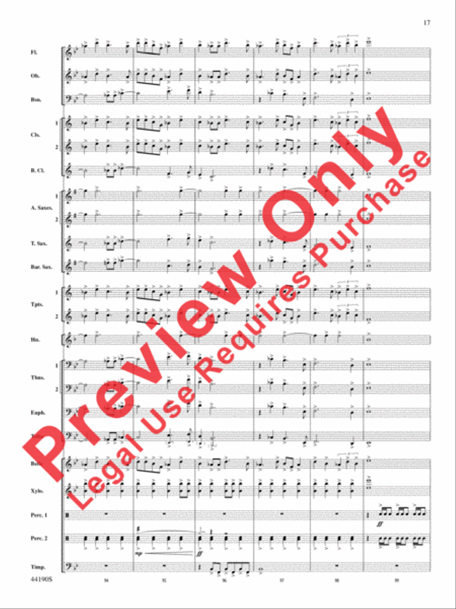 Dynamo Concert Band scores gallery preview page 18