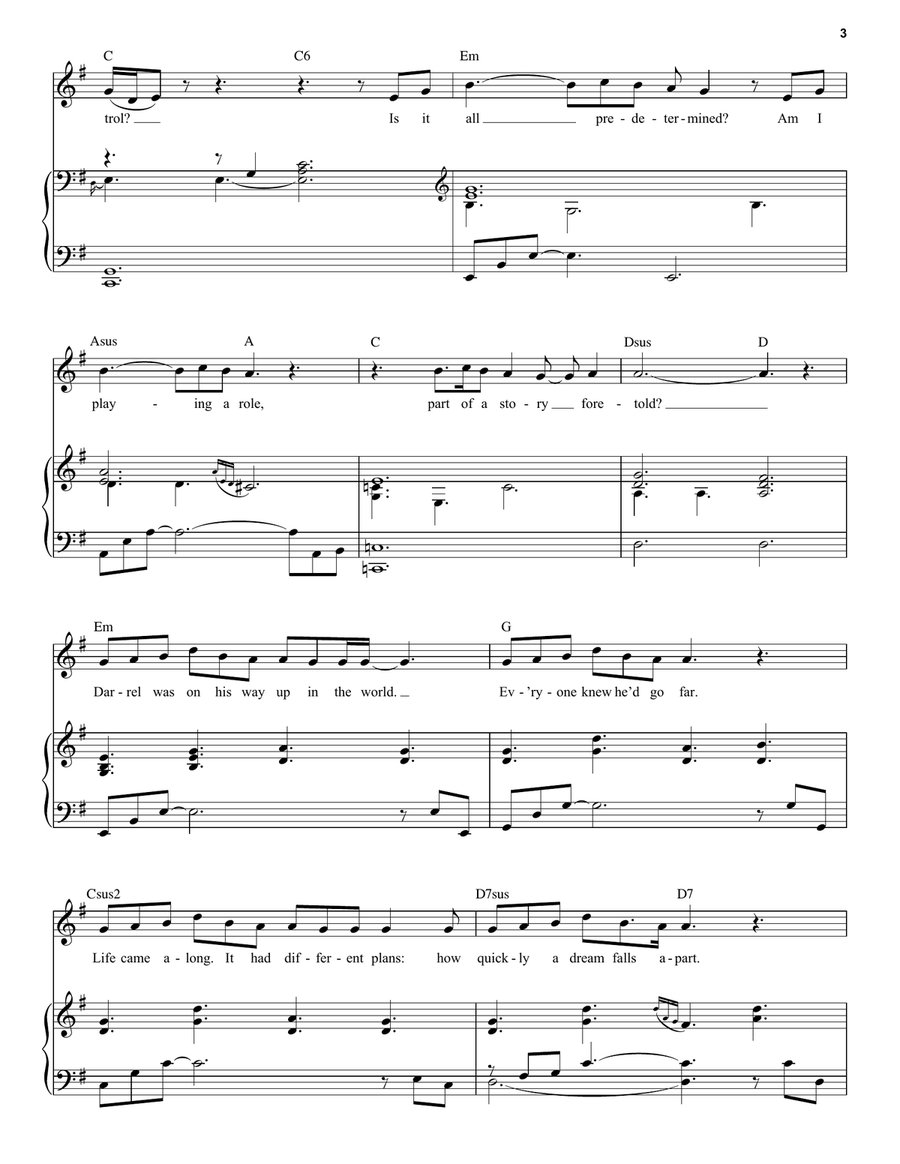 Great Expectations (from The Outsiders) Voice scores gallery preview page 3
