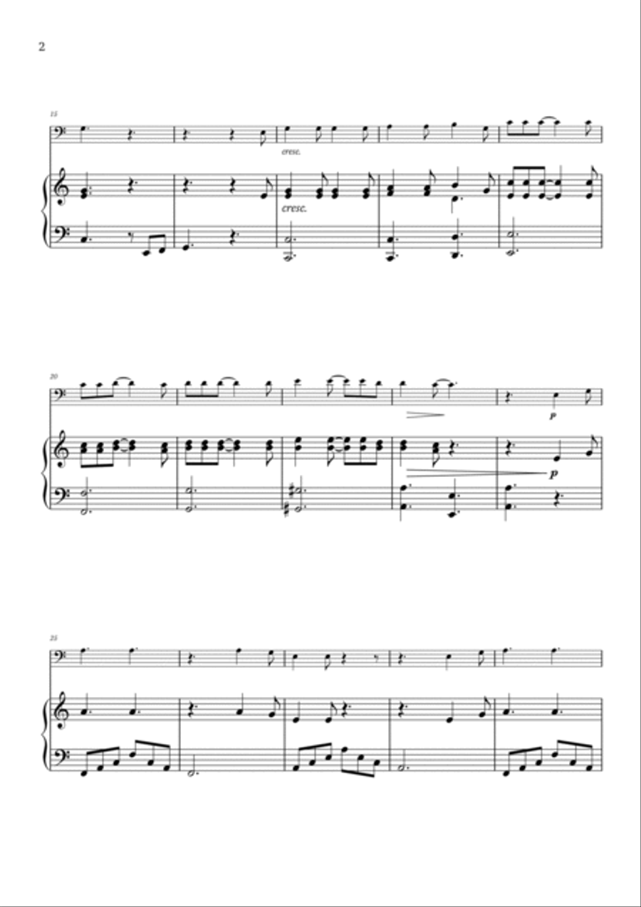 Hallelujah Piano scores gallery preview page 3