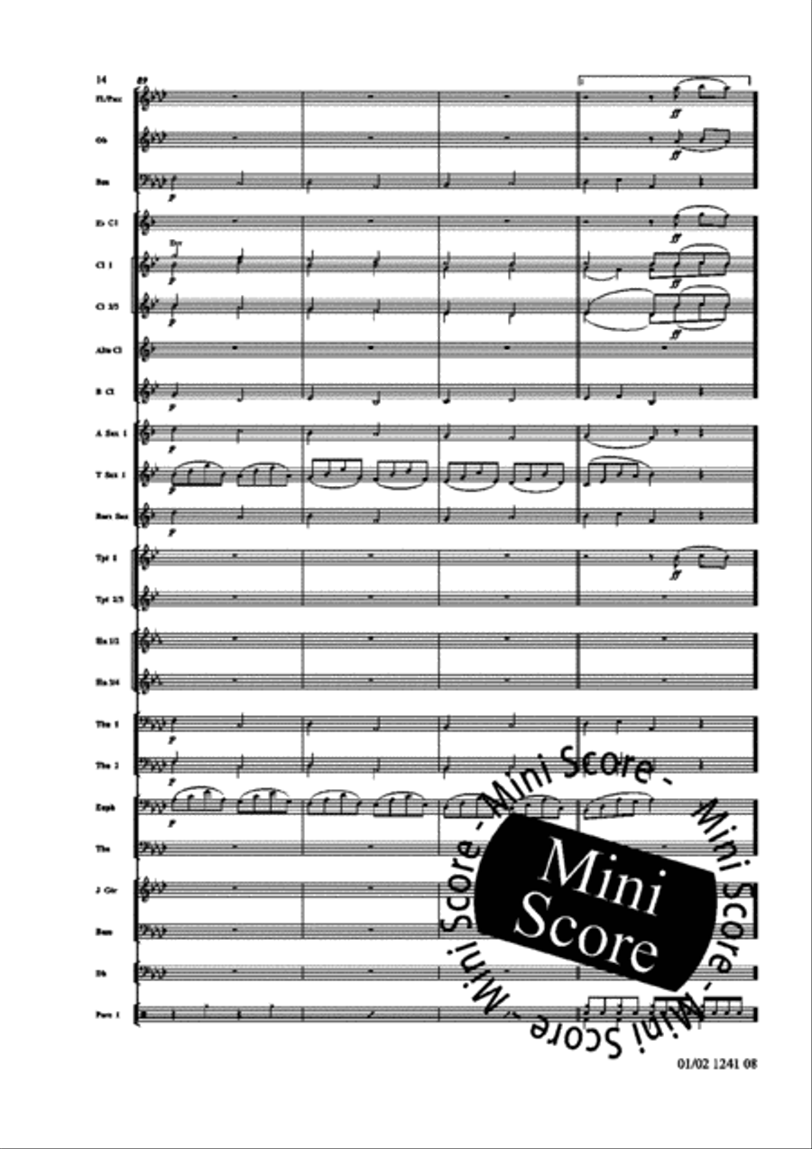 New Baroque Suite Concert Band scores gallery preview page 20