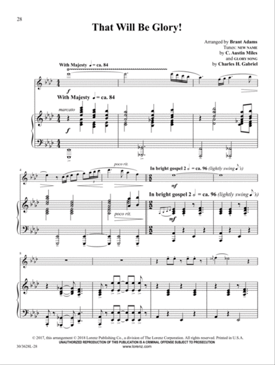 Flute Solos for Worship, Vol. 3 Flute Solo scores gallery preview page 9