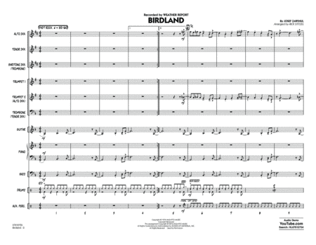 Birdland - Full Score