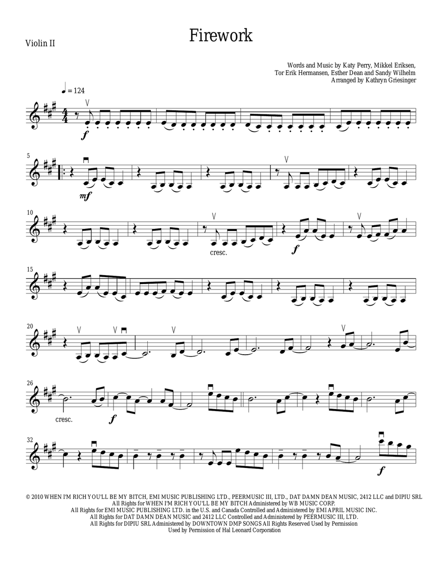 Firework String Quartet scores gallery preview page 3