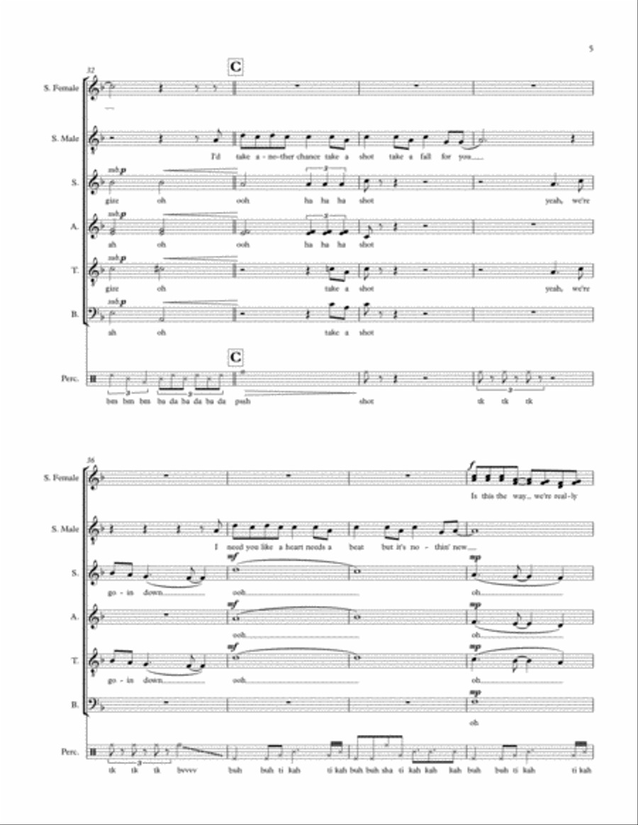 Apologize 4-Part scores gallery preview page 5