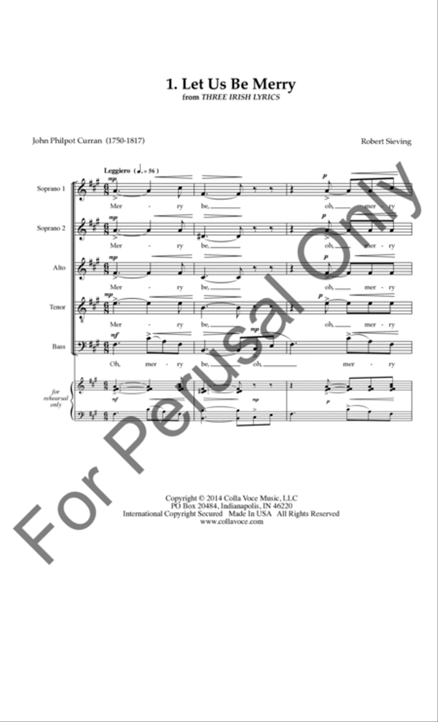 Let Us Be Merry Let Us Be Merry SSATB scores gallery preview page 2
