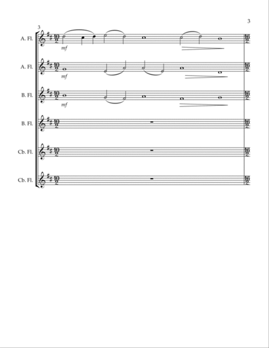 Salvation is Created Woodwind Ensemble scores gallery preview page 3