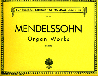 Book cover for Organ Works, Op. 37/65