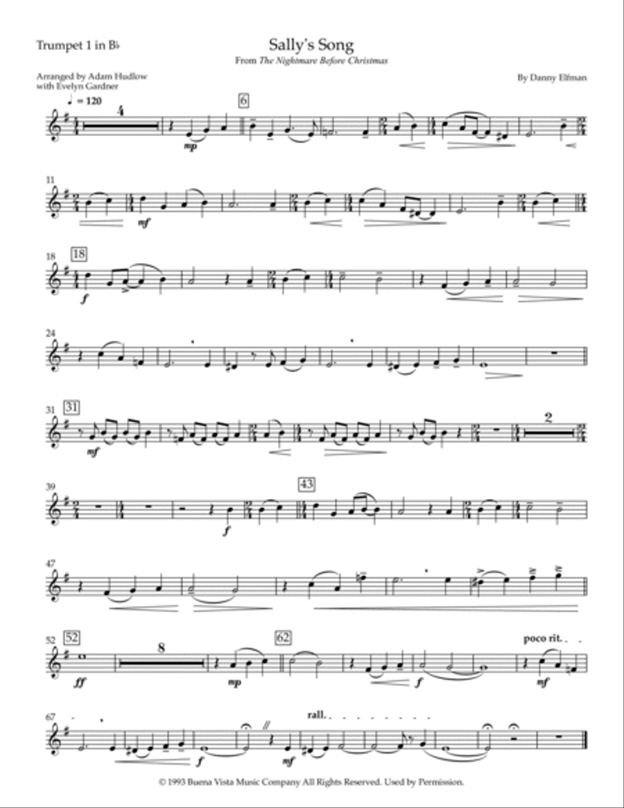 Sally's Song Sally's Song Brass Ensemble scores gallery preview page 6