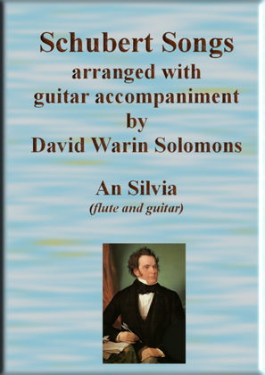 Book cover for An Silvia (Who is Sylvia) for flute and guitar