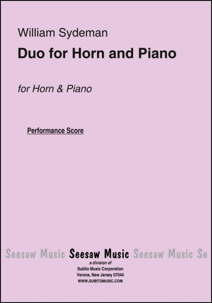 Duo Duo Horn scores gallery preview page 1