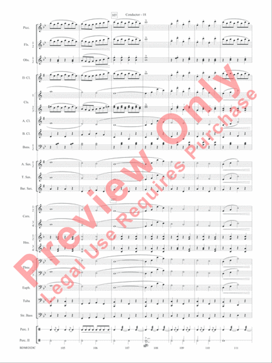 Golden Jubilee Concert Band scores gallery preview page 21