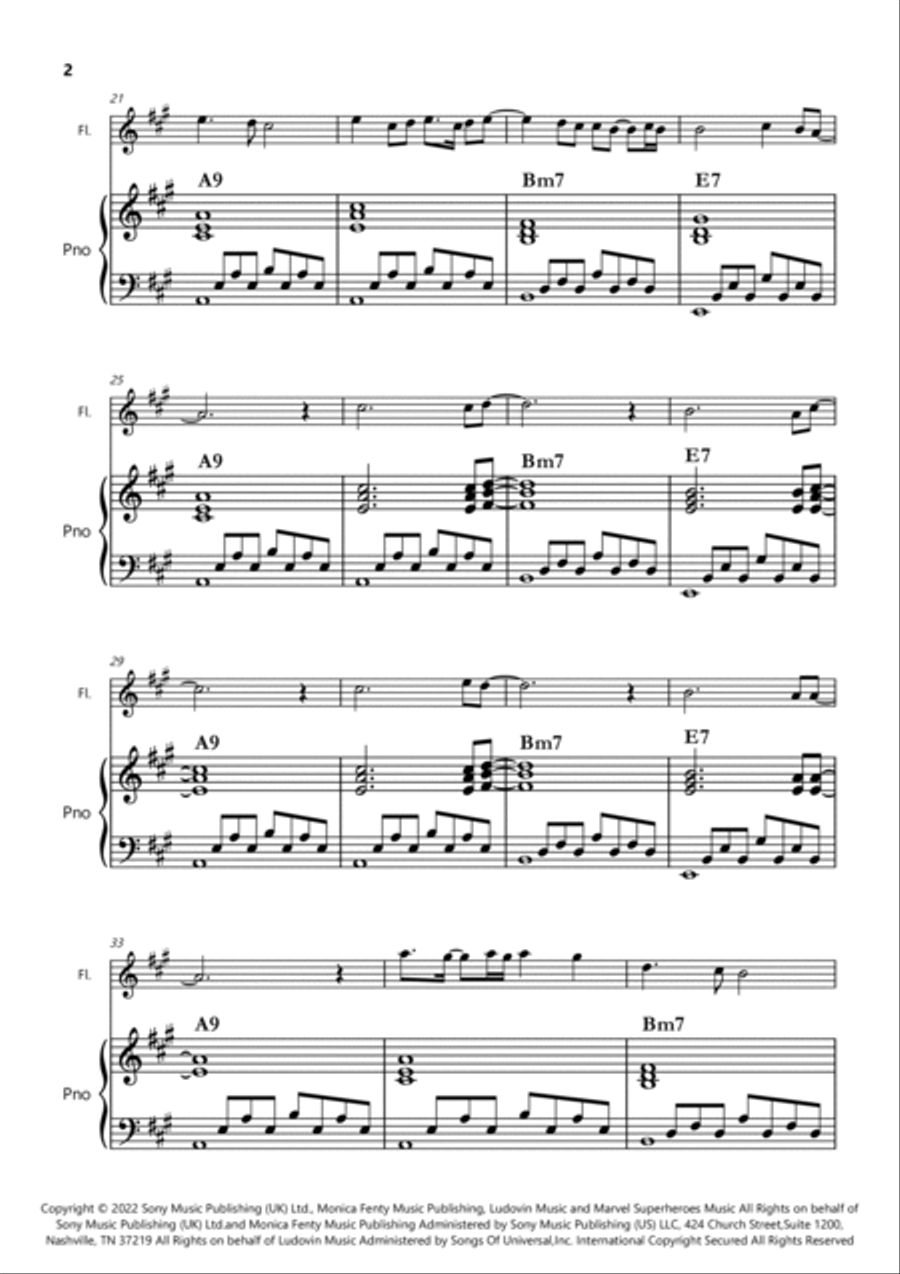 Lift Me Up Flute Solo scores gallery preview page 2
