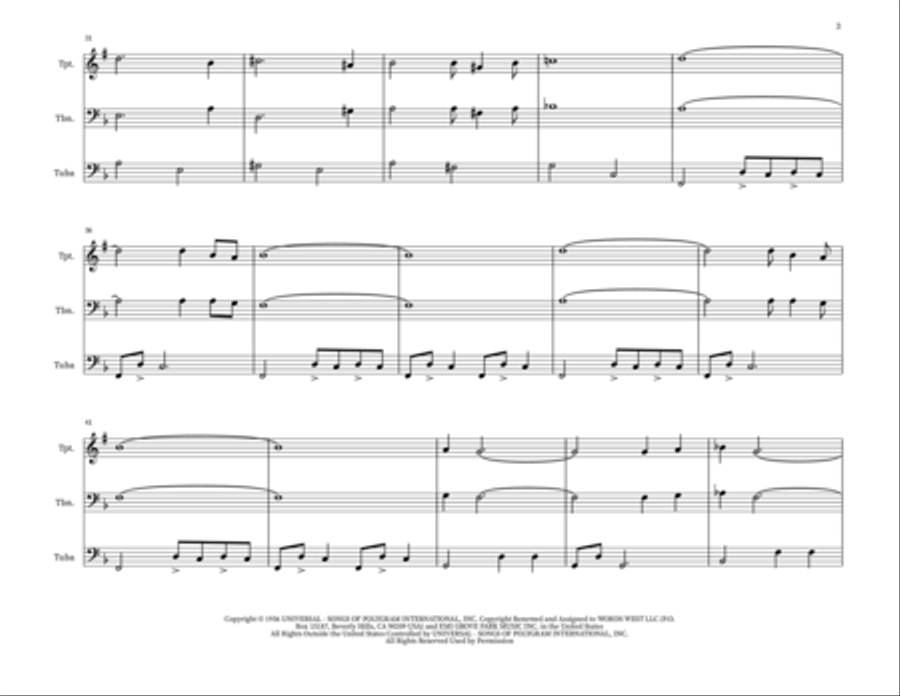 Canadian Sunset Small Ensemble scores gallery preview page 3