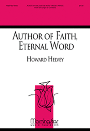 Author of Faith, Eternal Word (Choral Score